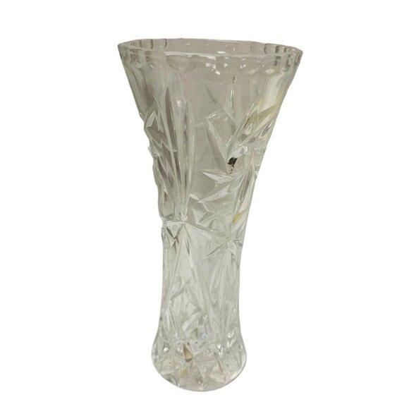 Vintage Lenox vase Pressed Glass Bud Vase Pinwheel Design 6" - Picture 6 of 7